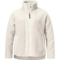 Schöffel Fleecejacke SCHÖFFEL "Fleece Jk Style Kalmor WMS", Damen, Gr. 34, 9040, natur, Oberstoff: 100% Polyester. Futter: 100% Polyester, relaxed fit, hoch geschlossener Ausschnitt, Jacken Fleecejacke