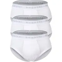 Bugatti Boxershorts "Slip 3er Pack", Herren, Gr. 3XL, weiß, Obermaterial: 100% Baumwolle CO., Unterhosen Boxershorts