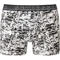 Schiesser Boxershorts "Boxershort 3er Pack", Jungen, Gr. 176, schwarz (schwarz, weiß), Obermaterial: 95% Baumwolle CO. 5% Elasthan EL., Unterhosen Boxershorts