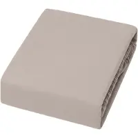 JOOP! Spannbettlaken JOOP "Spannbetttücher Mako-Jersey 1er Pack" Gr. L, grau (graphit), B:200cm L:200cm, Jersey, , Bettbezüge, Spannbettlaken