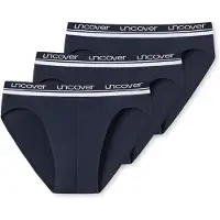 Schiesser Slip , Herren, Gr. 4, 3 Stk., blau (nachtblau), 95% Baumwolle, 5% Elasthan, Unterhosen Slip