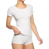 Bamboo Basics Damen T-Shirt KATE, 4er Pack - Unterhemd, Rundhals, Single Jersey