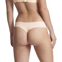 Sloggi String "String Zero Microfiber Hipstring 2.0 4er Pack", Damen, Gr. XS, beige (creme), Obermaterial: 76% Polyamid PA. 24% Elasthan EL., Unterhosen String