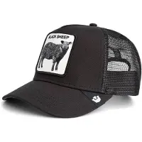GOORIN BROS. Snapback Cap GOORIN BROS. "Cap OG Trucker", Damen, schwarz (schwarz sheep trucker), Obermaterial: 57% Polyester PES. 43% Baumwolle CO., Caps Snapback Cap