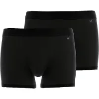 Götzburg Boxershorts GÖTZBURG "Boxershort 2er Pack", Herren, Gr. XXL, schwarz, Obermaterial: 95% Baumwolle CO. 5% Elasthan EL., Unterhosen Boxershorts