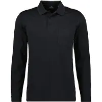 Ragman Herren Langarm-Poloshirt - Soft Knit Polo Knopf Langarm, Baumwollmischung, Knopfleiste, Easy Care