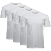 Ragman Herren T-Shirt 4er Pack - 1/2 Arm, Unterhemd, Rundhals