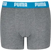 Puma Jungen Boxer Shorts, 4er Pack - Everyday Basic Boxers ECOM 4P, Baumwollmischung, Logo