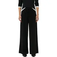 Comma Stoffhose mit weitem Bein und Kordelzug