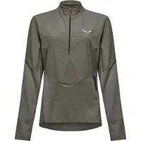 Salewa Pedroc Dry'ton Wind Half Zip Tee W faded green (5A50) 38
