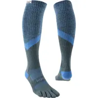 Injinji - Trail Midweight Over The Calf - Wandersocken Gr 44,5-47 blau
