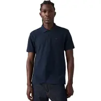 Levi's für Herren. 005FM-0003 Original marineblaues Poloshirt (M), Lässig, Baumwolle, Kurzarm