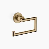 Dornbracht TARA Papierrollenhalter ohne Deckel, 83500892-39, Farbe: Dark Brass gebürstet