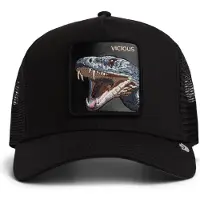GOORIN BROS. Snapback Cap GOORIN BROS. "Cap OG Trucker", Damen, schwarz (vicious trucker), Obermaterial: 57% Polyester PES. 43% Baumwolle CO., Caps Snapback Cap