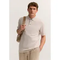 Bugatti Strick-Poloshirt Modern Fit grau, 58