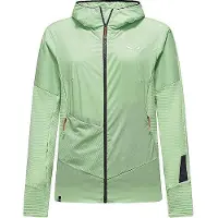 Salewa PEDROC PL WIND HD JACKET W Damen-Sweatshirt, pastellgrün Größe: XL