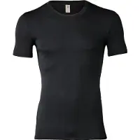 Engel - Shirt S/S - Merinounterwäsche Gr 46/48 schwarz