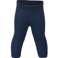 Engel - Baby-Leggings Feinripp - Merinounterwäsche Gr 86/92 blau