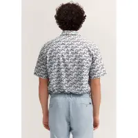 Bugatti Herren Kurzarm-Hemd Modern Fit mit einem Print