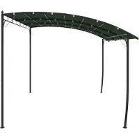 vidaXL Pavillon 4 x 3 x 2,55 m Grün