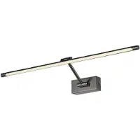 Azzardo AZ2663 Wandleuchte (siehe Abbildungen oben), Davinci 90, Schwarzchrom