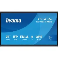 Iiyama PROLITE TE7514MIS-B2AG, Kiosk-Design, 190,5 cm (75"), LCD, 3840 x 2160 Pixel, WLAN, 24/7
