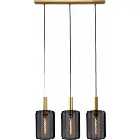 Lucide Hängeleuchte Corina, schwarz, 80 cm, 3-flammig, E27