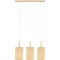 Lucide Hängeleuchte Corina, creme, 80 cm, 3-flammig, E27