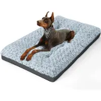 OEM Wasserfestes Hundebett, mittelgroß, grau, atmungsaktiv, rutschfest, 76x48cm