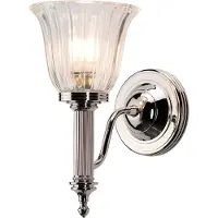 Elstead Lighting Elstead Carroll LED Wandleuchte G9 Poliertes Nickel IP44