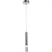 REALITY IMPORT Hängeleuchte LED Gwen, verchromt, 5W, neutralweiß, 350lm, Acryl, Maße: 100x3,8x3,8cm, IP20, Marke: Reality