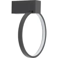Nowodvorski Lighting LED Wandleuchte Circolo Schwarz Alu