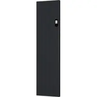 Quality Heating Vertikaler Heizkörper - Schwarz - 1500W, Modernes Design