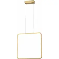 REALITY IMPORT Hängeleuchte LED Anaya, goldfarben, 24W, neutralweiß, 1920lm, Acryl, Maße: 110x40x6cm, IP20, Reality