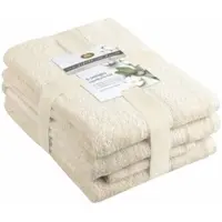 Gozze Handtuch Set GÖZZE "Lucia", beige (creme), 6 Stk., Frottier, Frottier, Obermaterial: 100% Baumwolle, Handtücher, Handtuch Set