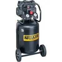 Nuair ÖLFREIER VERTIKALER KOMPRESSOR 50 L, 8 BAR, SCHALLGEDÄMPFT 59 dB, 1,5 PS – N/B2DV304NUA
