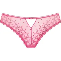 LASCANA String "Fabia", Damen, Gr. 40/42, blau (pink), Spitze, Obermaterial: 90% Polyamid, 10% Elasthan, Unterhosen String, aus edler Stickereispitze in dezent transparenter Optik, Topseller