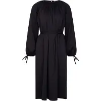 Seidensticker Sommerkleid "Schwarze Rose", Damen, Gr. 7XL (54), Normalgrößen, schwarz, 100% Polyester, unifarben, relaxed fit, Kleider Sommerkleid, 1/1 Uni