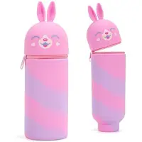 OEM Silikon Federmäppchen Hase 2in1 Kawaii Etui