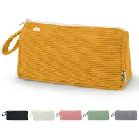 OEM Corduroy Etui mit großer Kapazität, Organizer für Schule, kurkuma, Teenager