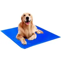 OEM Sommerliege für Hauskatzen und Hunde, kalte Platte für heiße Tage, kratzfestes Eisplatten-Set, blau, 50x65