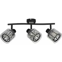 REALITY IMPORT Deckenleuchte Elmo, schwarz, 3xE14, 40W, Metall, Abmessungen: 16x40x10 cm, IP20, Marke: Reality