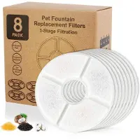 OEM Aktivkohle Filter für Katzen und Hunde Trinkfontäne 8 Stück