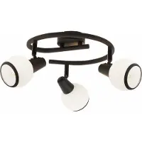 REALITY IMPORT Deckenleuchte Loris, schwarz, 3xE14, 40W, Metall, Abmessungen: 14x25x25 cm, IP20, Marke: Reality