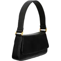 OEM Lederhandtas Damen Schultertasche Schwarz Lederschutz