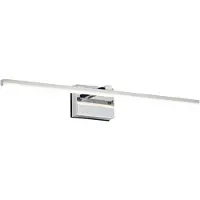 REALITY IMPORT Kinkiet LED Lowell, verchromt, 9W, neutralweiß, 720lm, Kunststoff, Abmessungen: 5,5 x 60 x 10 cm, IP44, Marke: Reality