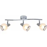 REALITY IMPORT Deckenleuchte Megan, verchromt, 3xE14, 40W, Metall, Abmessungen: 16x45x9 cm, IP20, Marke: Reality