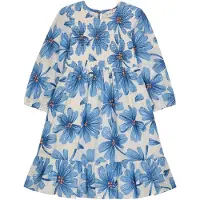 DANAMADE Sommerkleid "Dresses DMARLA", Mädchen, Gr. 140, blau, Obermaterial: 100% Baumwolle. Futter: 100% Baumwolle, Kleider Sommerkleid