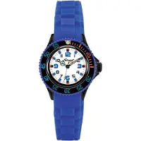 Scout Quarzuhr "The ", blau (blau, weiß), Armbanduhren, Jungen, schwarz, Quarzuhr, Kinderuhr, Jungenuhr, Jugendliche, Silikonarmband, Geschenkidee
