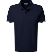 Pierre Cardin Poloshirt "Poloshirt uni pique" mit Logo Schriftzug